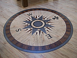 Compass Floor Inlay Compass Floor Inlay